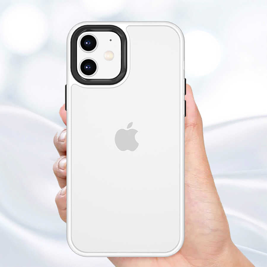 Apple iPhone 12 Kılıf Zore Cann Kapak Mavi