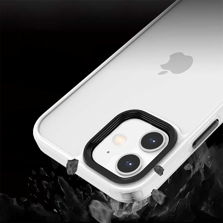 Apple iPhone 12 Kılıf Zore Cann Kapak Beyaz