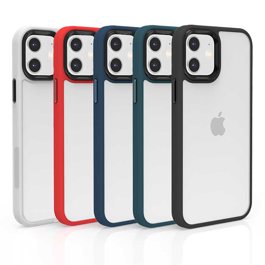 Apple iPhone 12 Kılıf Zore Cann Kapak Siyah