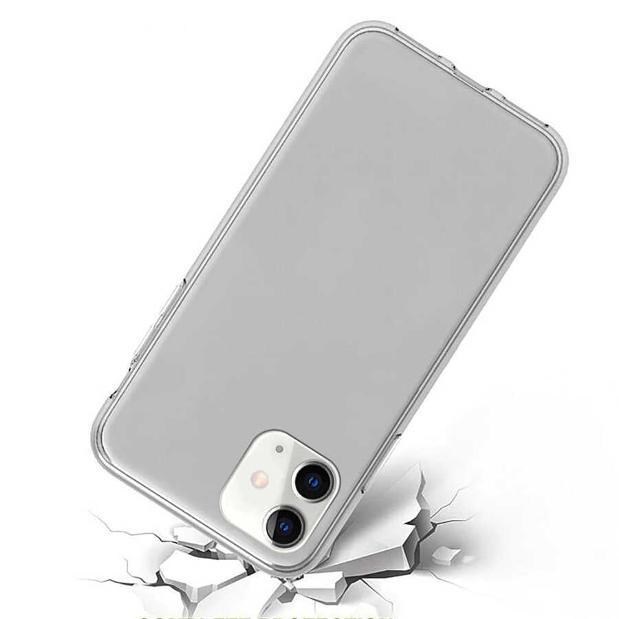 Apple iPhone 12 Kılıf Zore Enjoy Kapak Renksiz