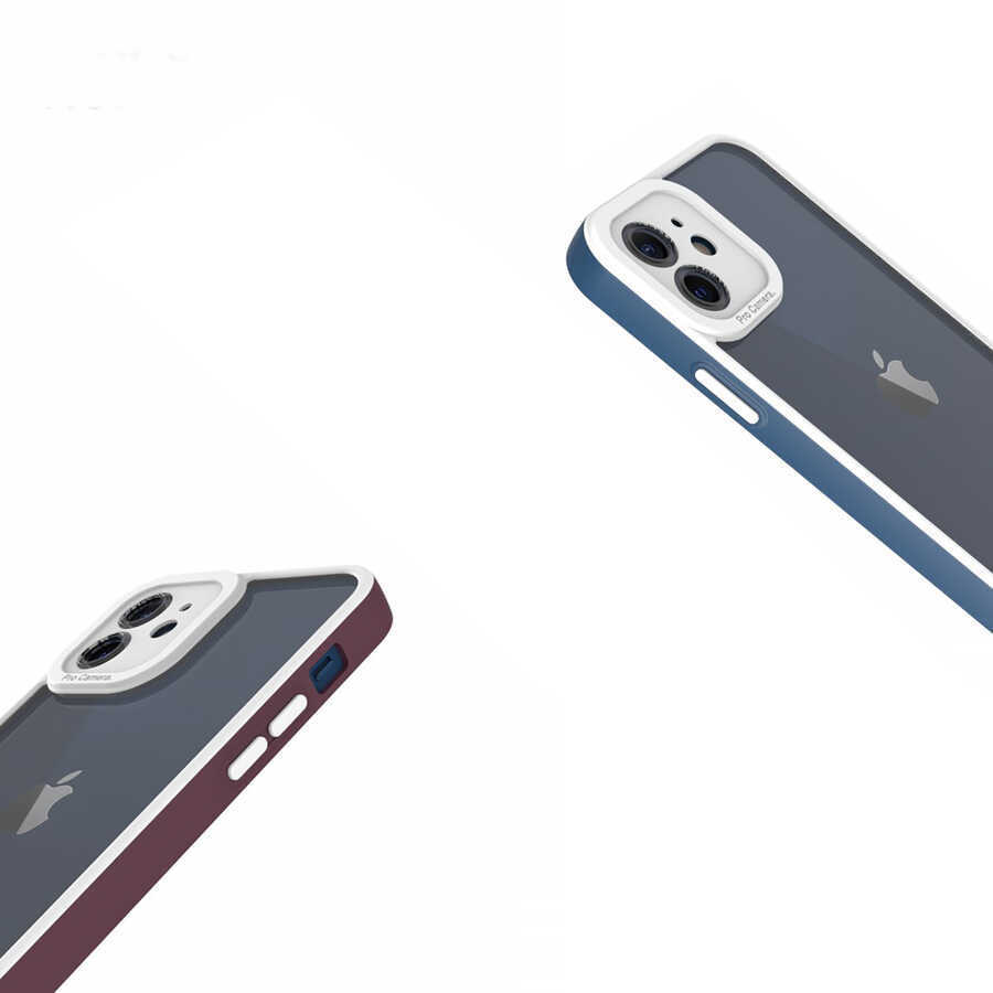 Apple iPhone 12 Kılıf Zore Mima Kapak Lila