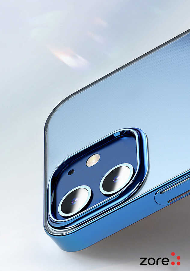 Apple iPhone 12 Kılıf Zore Pixel Kapak Gold