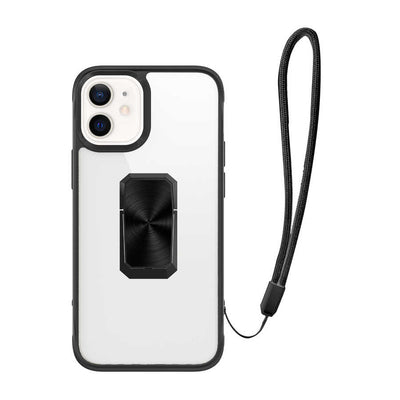 Apple iPhone 12 Kılıf Zore V-Bax Kapak Siyah