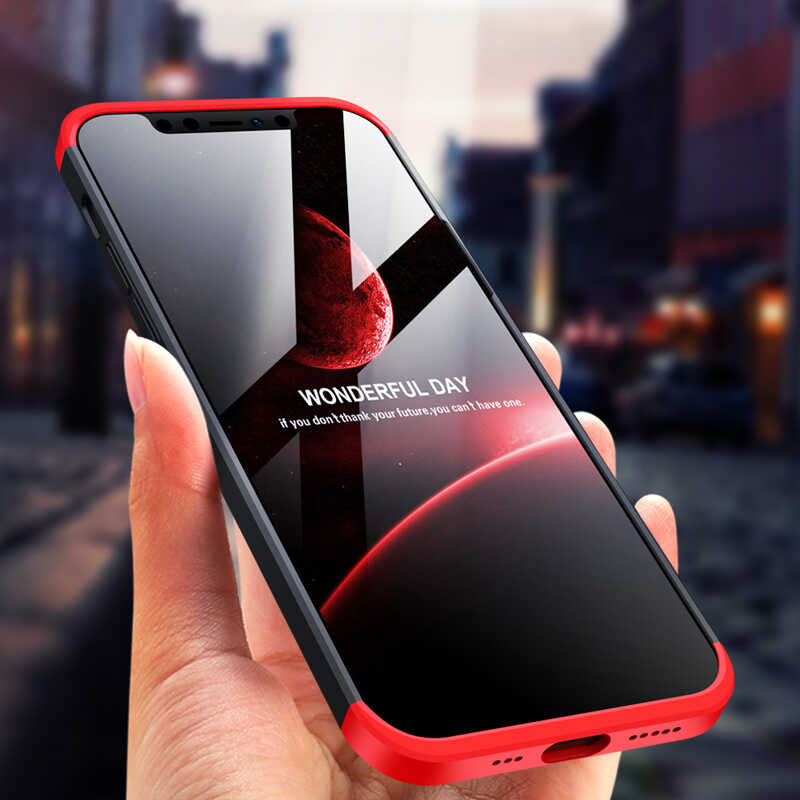 Apple iPhone 12 Mini Kılıf Zore Ays Kapak Kırmızı