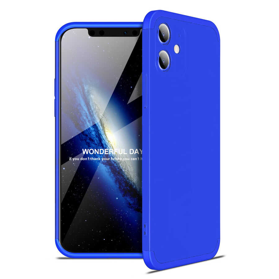 Apple iPhone 12 Mini Kılıf Zore Ays Kapak Mavi
