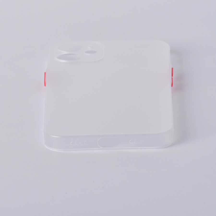 Apple iPhone 12 Mini Kılıf Zore Slims Kapak Renksiz