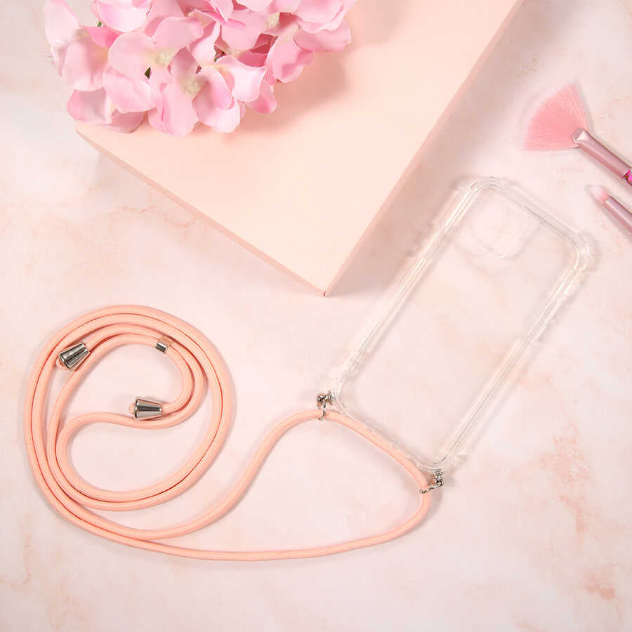 Apple iPhone 12 Mini Kılıf Zore X-Rop Kapak Renksiz