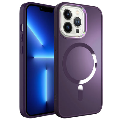 Apple iPhone 12 Pro Kılıf M-safe Wireless Şarj Özellikli Zore Stil Kapak