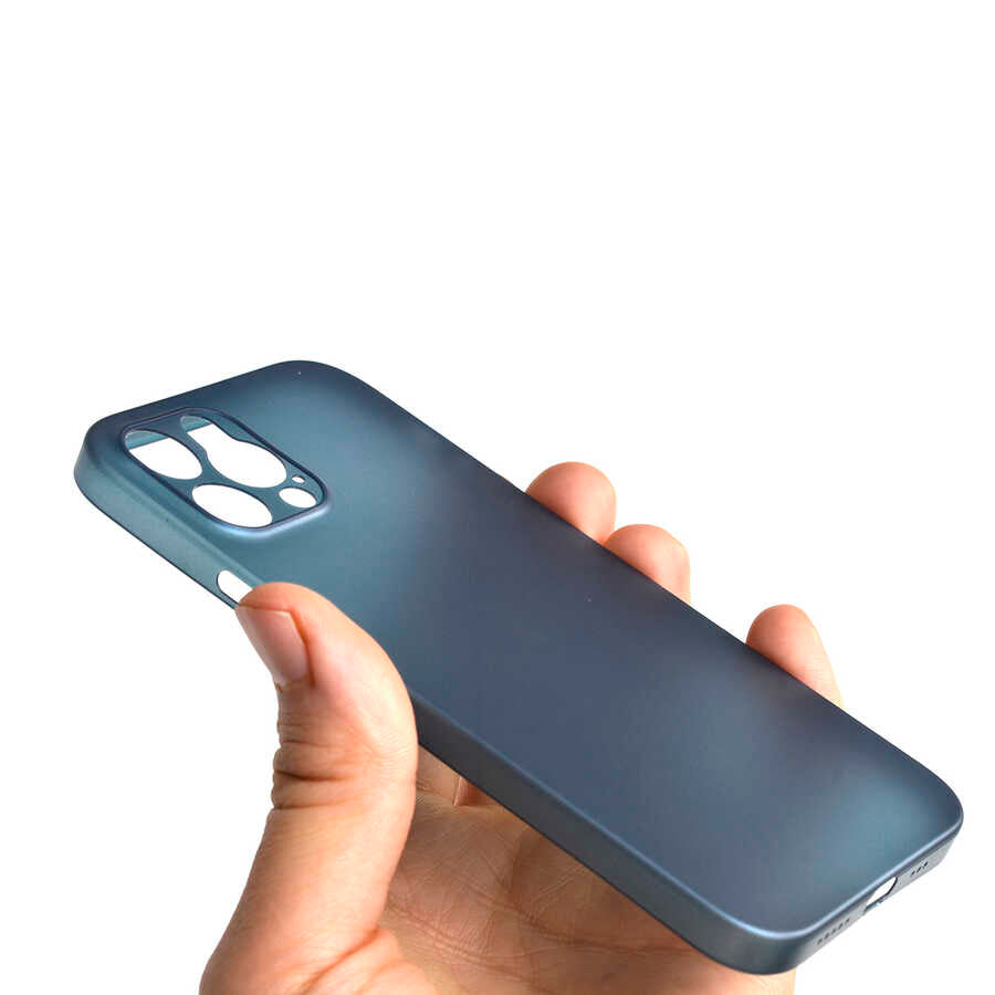 Apple iPhone 12 Pro Kılıf Zore 1.Kalite PP Silikon Beyaz