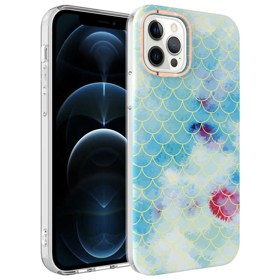 Apple iPhone 12 Pro Kılıf Zore Bella Kapak Lila
