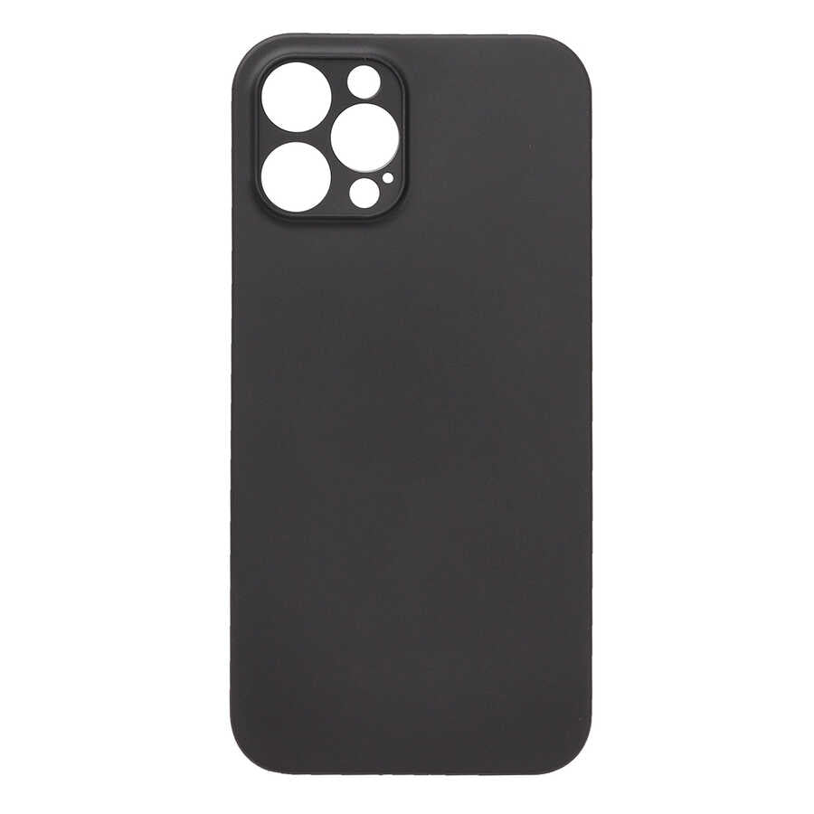 Apple iPhone 12 Pro Kılıf Zore Eko PP Kapak Siyah