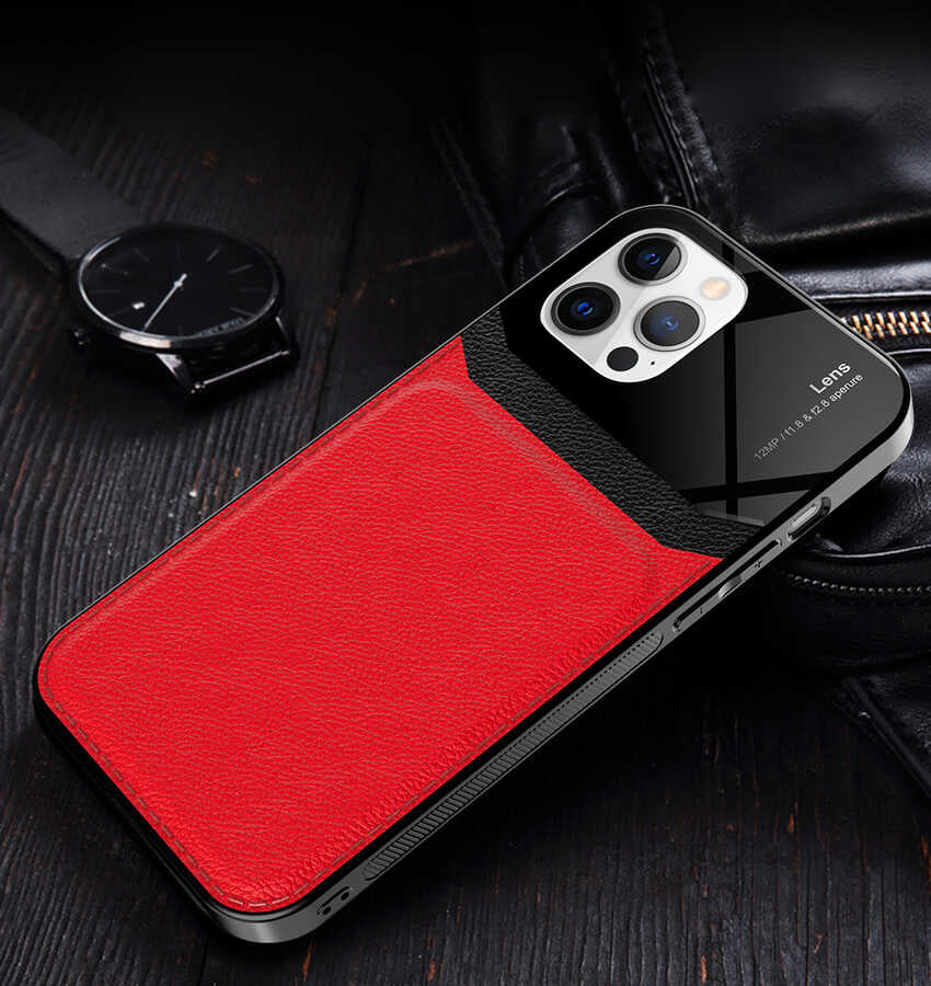 Apple iPhone 12 Pro Kılıf Zore Emiks Kapak Siyah