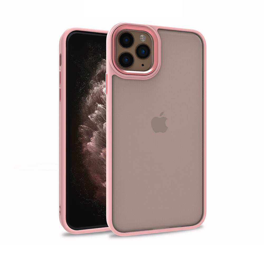 Apple iPhone 12 Pro Kılıf Zore Flora Kapak Rose Gold