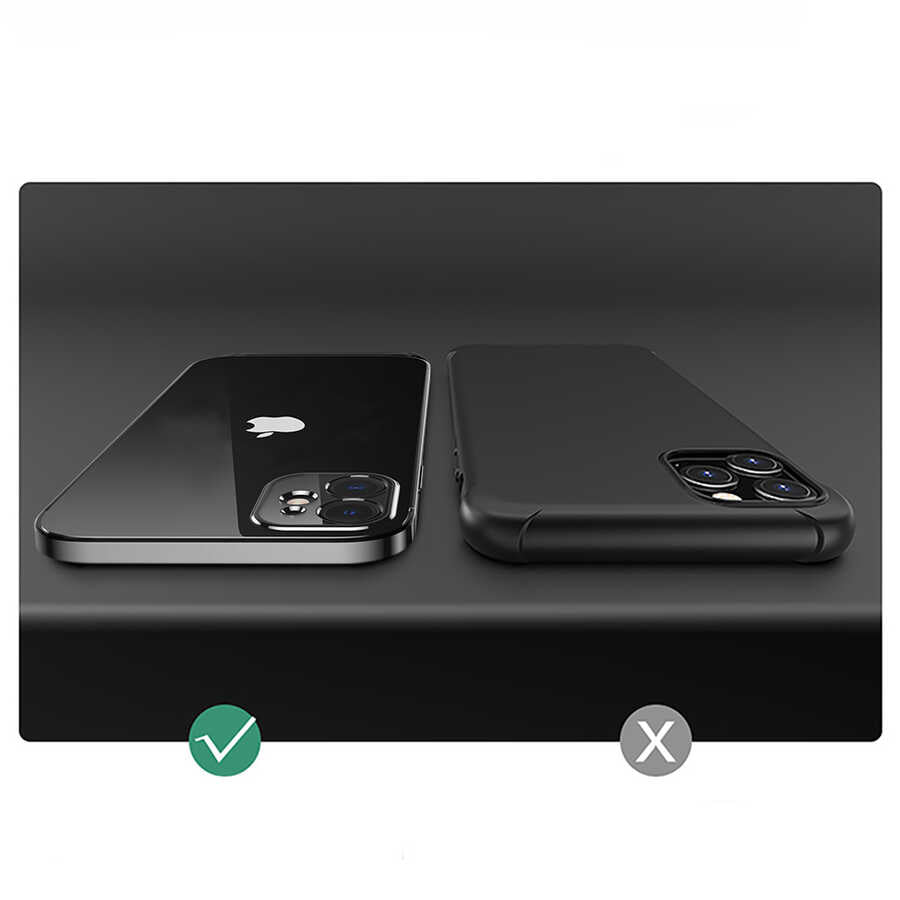 Apple iPhone 12 Pro Kılıf Zore Gbox Kapak Mavi Açık