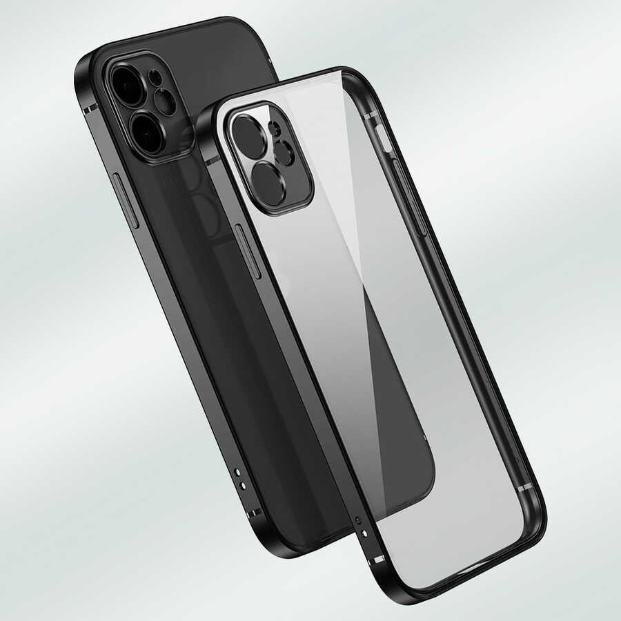 Apple iPhone 12 Pro Kılıf Zore Gbox Kapak Lacivert