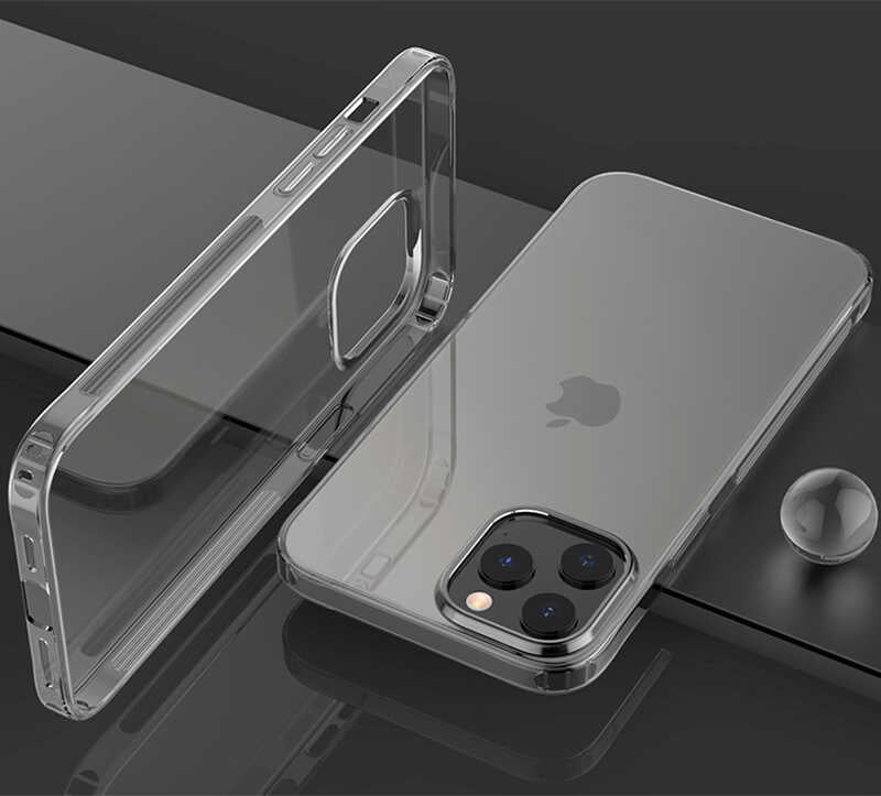 Apple iPhone 12 Pro Kılıf Zore İmax Silikon Siyah