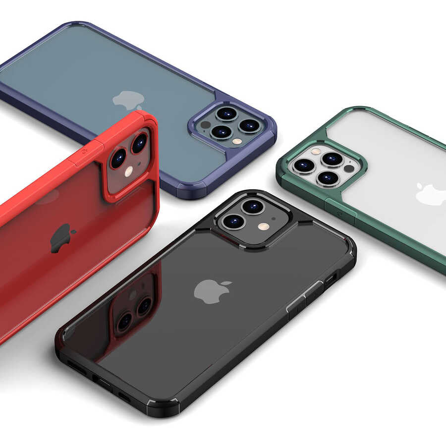 Apple iPhone 12 Pro Kılıf Zore Roll Kapak Siyah