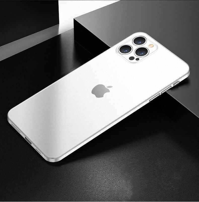 Apple iPhone 12 Pro Max Kılıf Zore Blok Kapak Renksiz