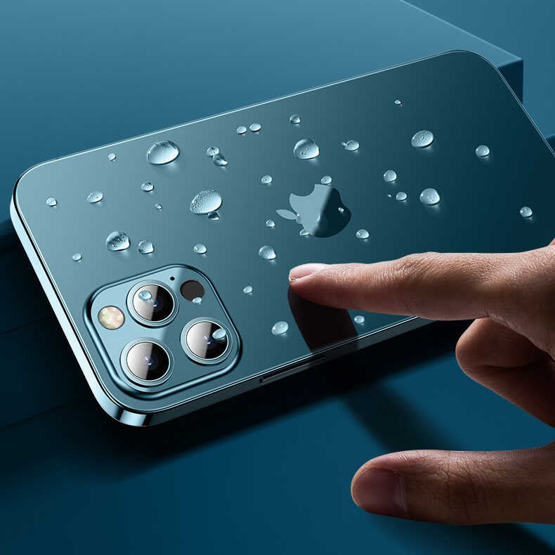 Apple iPhone 12 Pro Max Kılıf Zore Blok Kapak Renksiz