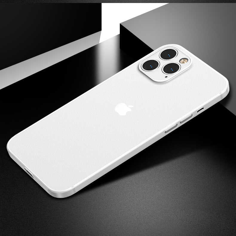 Apple iPhone 12 Pro Max Kılıf Zore Blok Kapak Renksiz