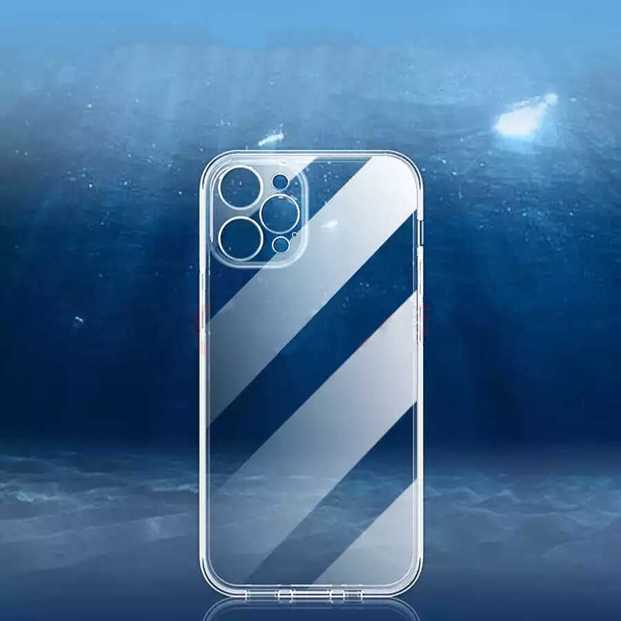 Apple iPhone 12 Pro Max Kılıf Zore Blok Kapak Renksiz