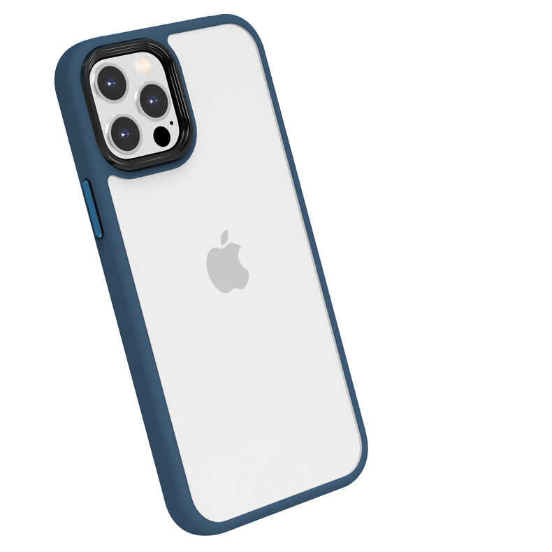 Apple iPhone 12 Pro Max Kılıf Zore Cann Kapak Mavi