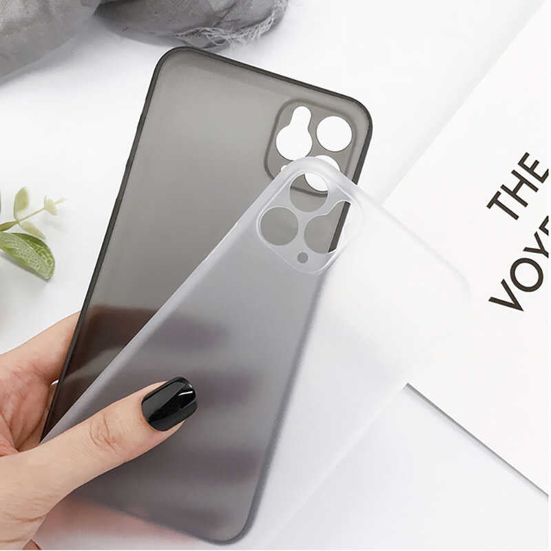 Apple iPhone 12 Pro Max Kılıf Zore Eko PP Kapak Siyah