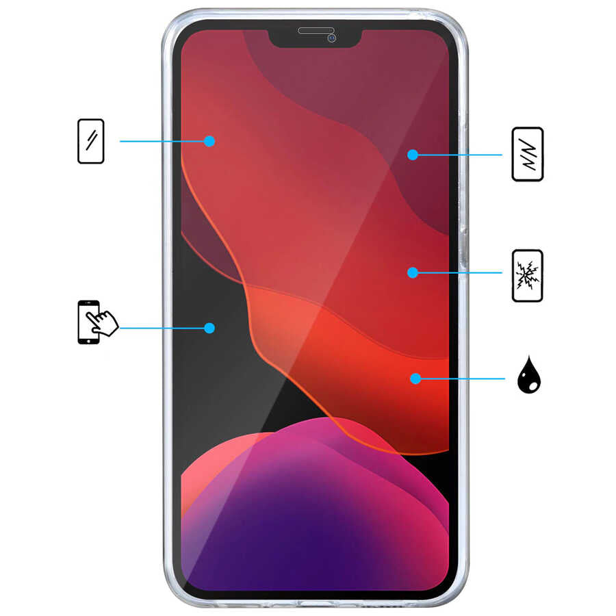 Apple iPhone 12 Pro Max Kılıf Zore Enjoy Kapak Renksiz