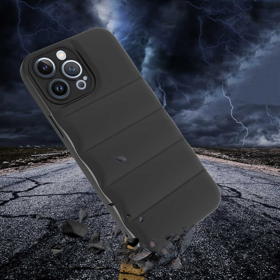 Apple iPhone 12 Pro Max Kılıf Zore Kasis Kapak Saks Mavi