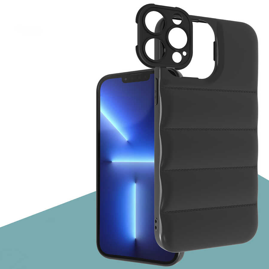 Apple iPhone 12 Pro Max Kılıf Zore Kasis Kapak Saks Mavi