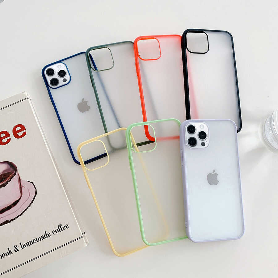 Apple iPhone 12 Pro Max Kılıf Zore Mess Kapak Kırmızı