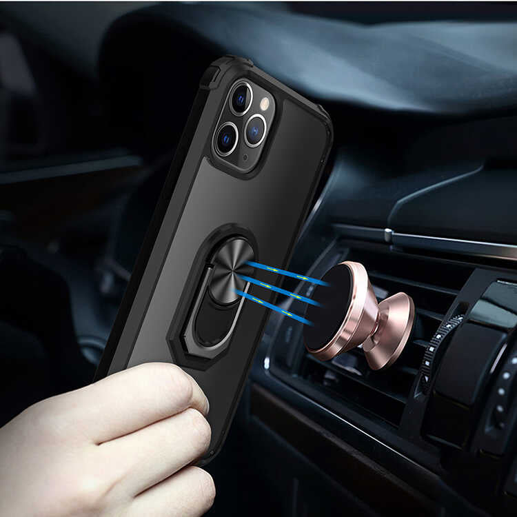 Apple iPhone 12 Pro Max Kılıf Zore Mola Kapak Lacivert