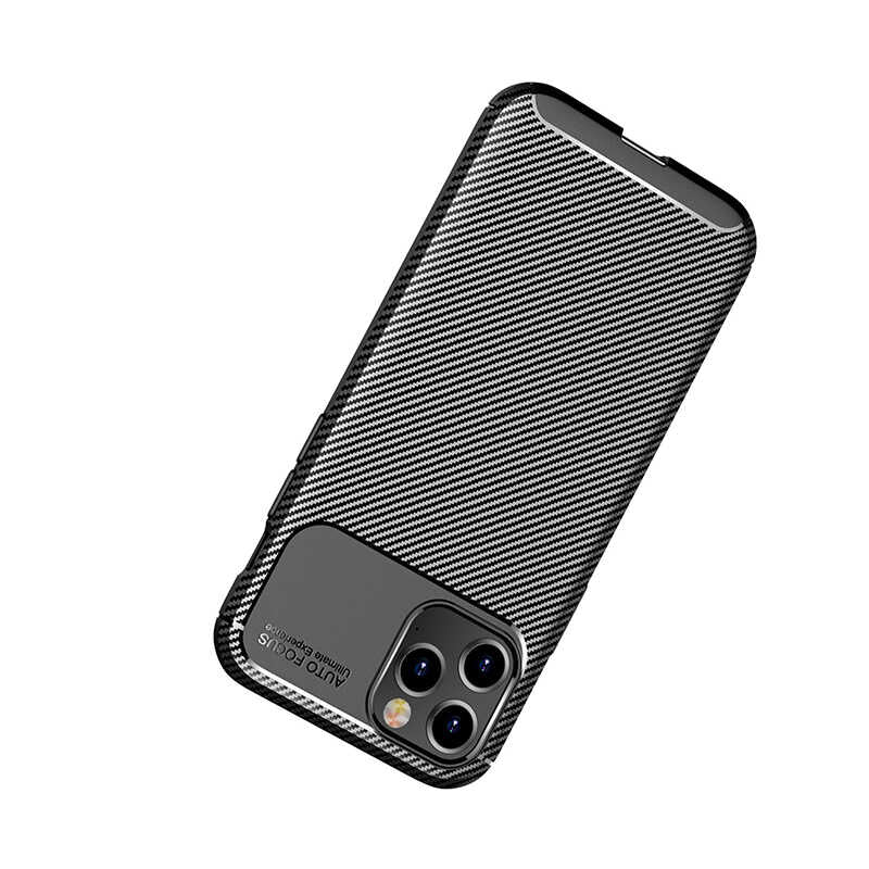 Apple iPhone 12 Pro Max Kılıf Zore Negro Silikon Kapak Lacivert