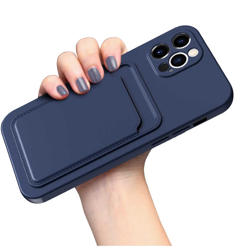 Apple iPhone 12 Pro Max Kılıf Zore Ofix Kapak Siyah