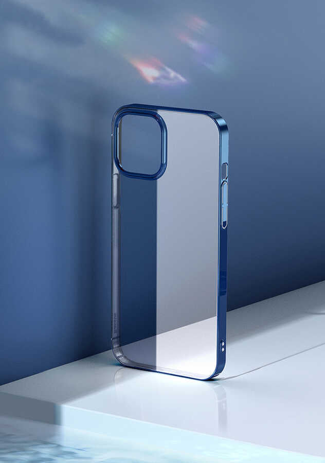 Apple iPhone 12 Pro Max Kılıf Zore Pixel Kapak Açık Mor