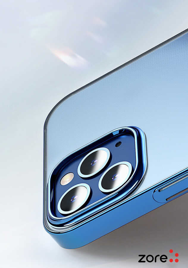 Apple iPhone 12 Pro Max Kılıf Zore Pixel Kapak Lacivert