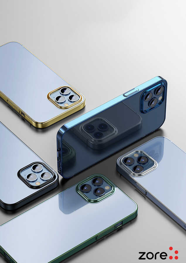 Apple iPhone 12 Pro Max Kılıf Zore Pixel Kapak Açık Mor