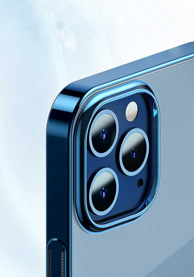 Apple iPhone 12 Pro Max Kılıf Zore Pixel Kapak Açık Mor