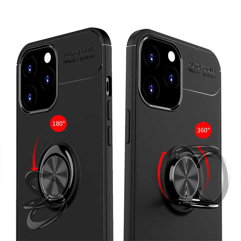 Apple iPhone 12 Pro Max Kılıf Zore Ravel Silikon Kapak Siyah