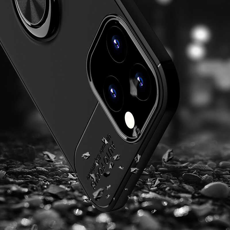 Apple iPhone 12 Pro Max Kılıf Zore Ravel Silikon Kapak Kırmızı