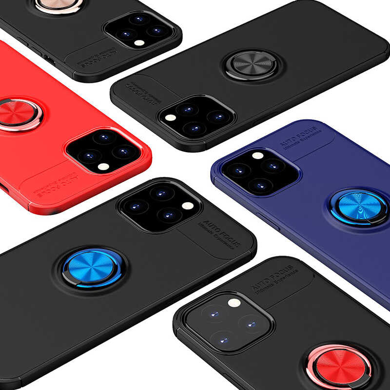 Apple iPhone 12 Pro Max Kılıf Zore Ravel Silikon Kapak Siyah
