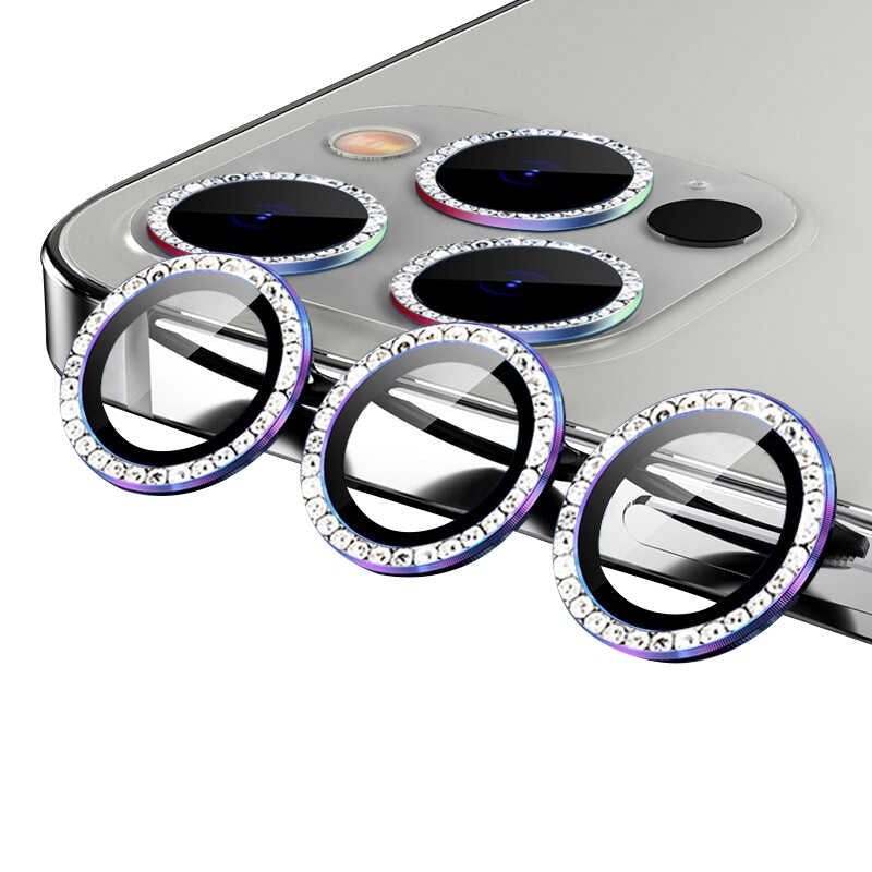 Apple iPhone 12 Pro Max Zore CL-06 Kamera Lens Koruyucu Kırmızı