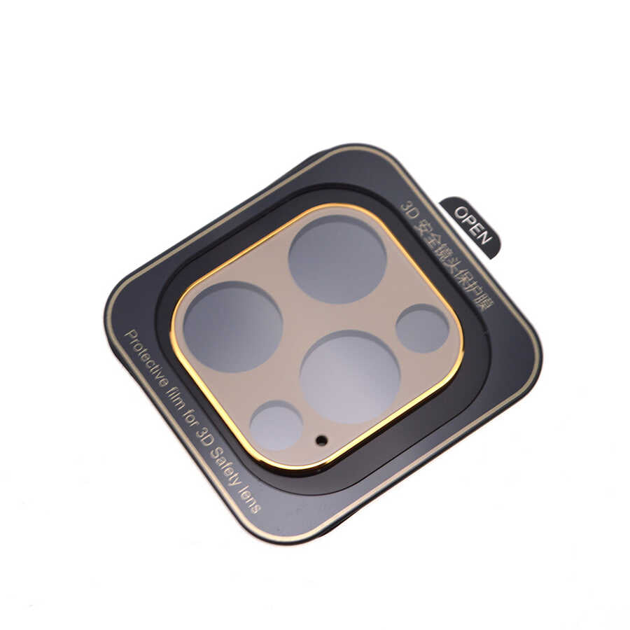 Apple iPhone 12 Pro Max Zore Kamera Koruyucu Siyah