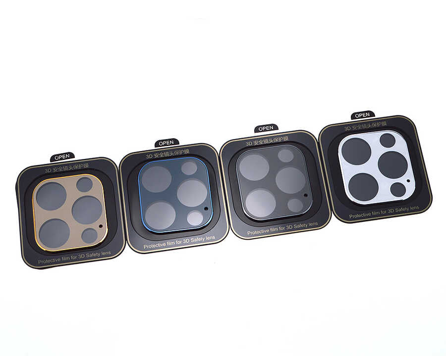 Apple iPhone 12 Pro Zore Kamera Koruyucu Gold