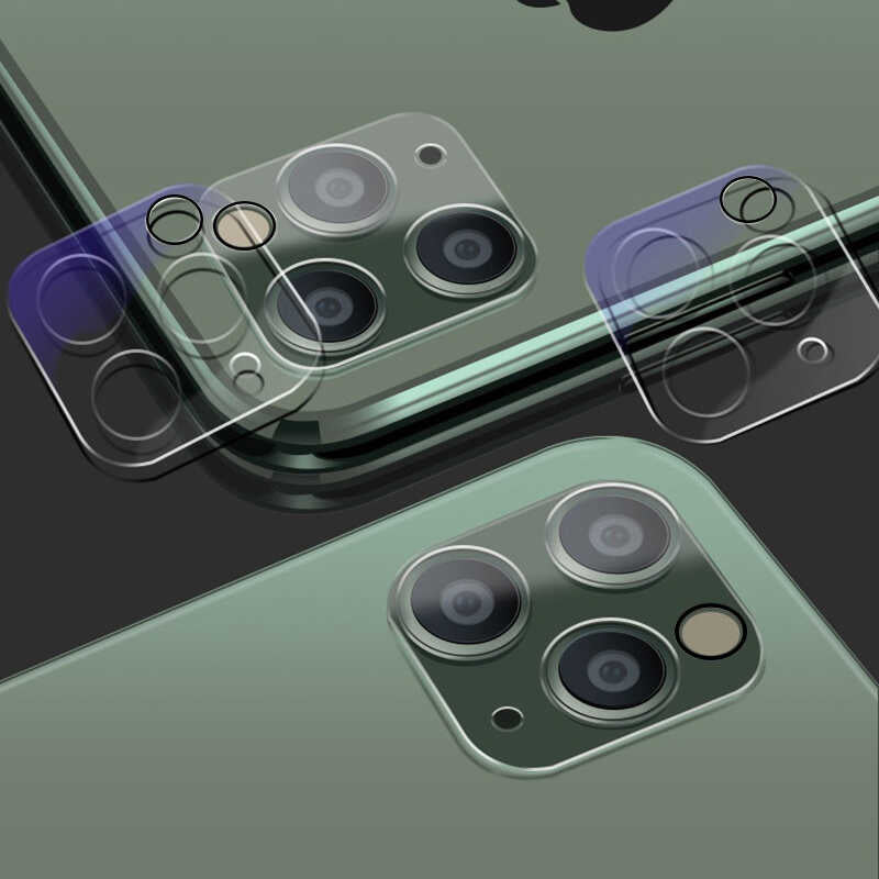 Apple iPhone 12 Pro Zore Kamera Lens Koruyucu Cam Filmi Renksiz