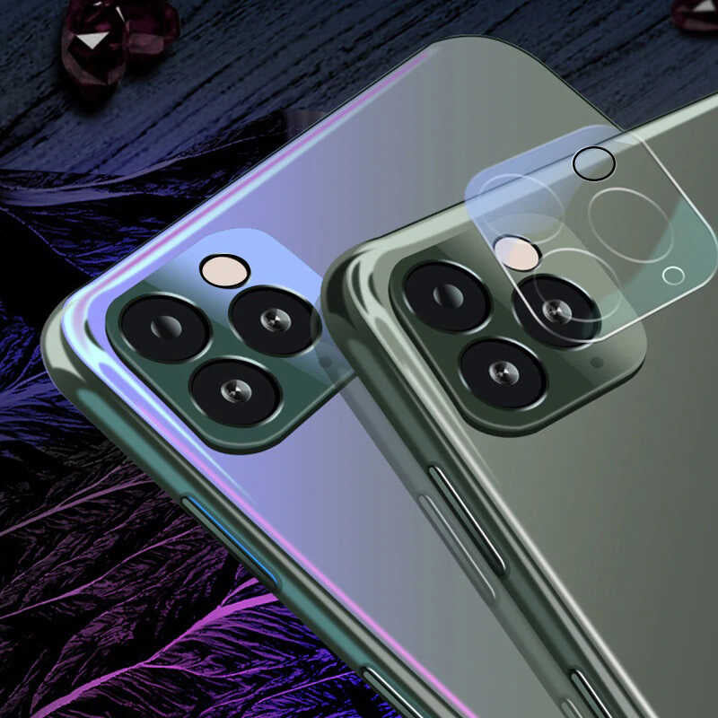 Apple iPhone 12 Pro Zore Kamera Lens Koruyucu Cam Filmi Renksiz