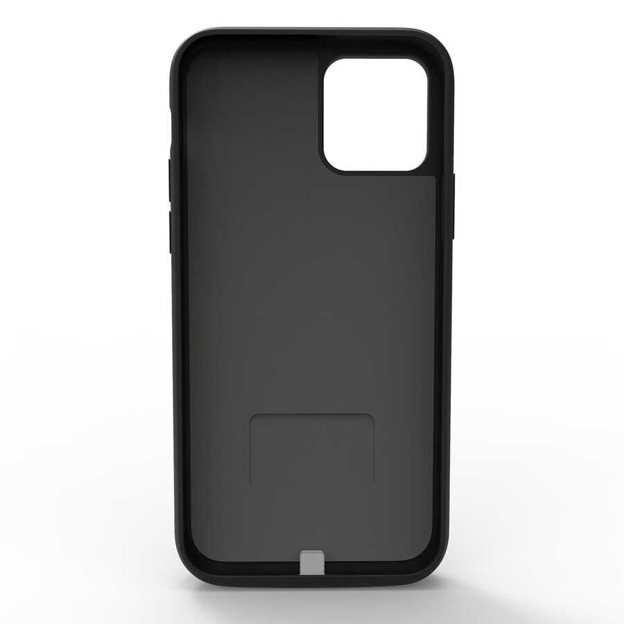 Apple iPhone 12 Pro Zore Şarjlı Kılıf Siyah