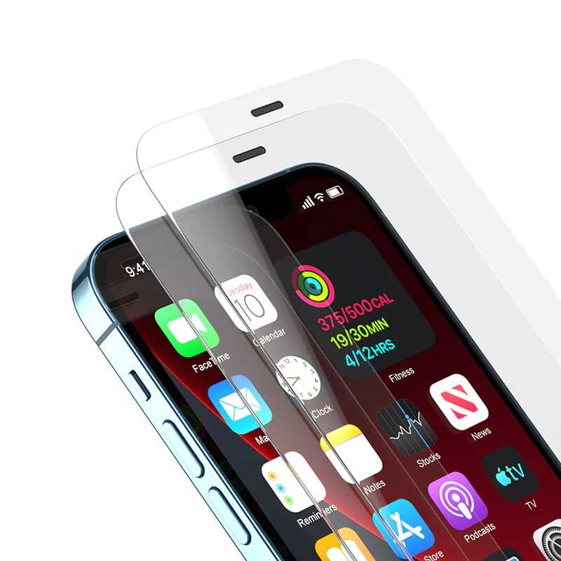 Apple iPhone 12 Pro Zore Vox Glass Temperli Ekran Koruyucu Renksiz
