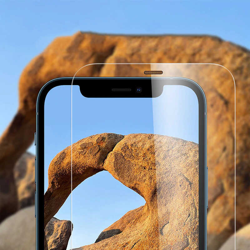 Apple iPhone 12 Zore Vox Glass Temperli Ekran Koruyucu Renksiz