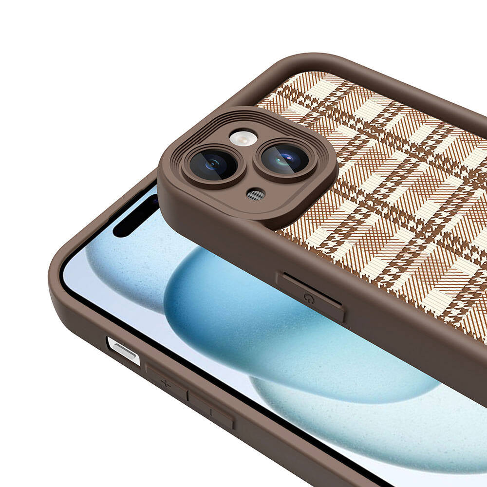 Apple iPhone 13 Kılıf Kamera Korumalı Baskılı Arka Yüzey Zore Klas Kapak Beyaz